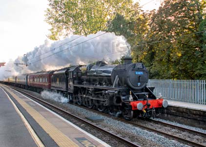 Purchase photo of 44871 Black Five at Aldermaston