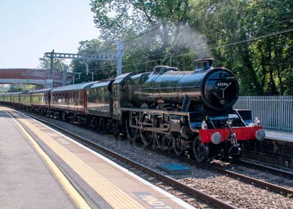 Purchase photo of 45596 BAHAMAS at Aldermaston
