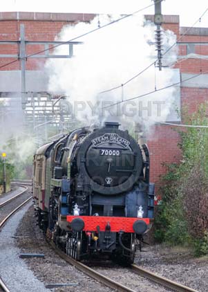 Purchase photo of 70000 BRITANNIA at Aldermaston