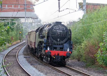 Purchase photo of 70000 BRITANNIA at Aldermaston