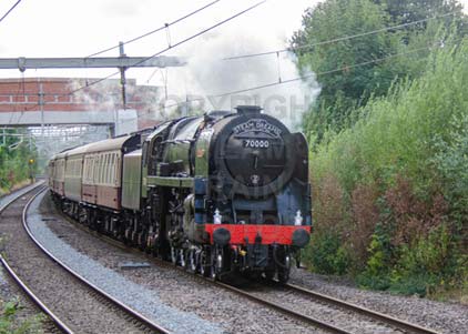 Purchase photo of 70000 BRITANNIA at Aldermaston