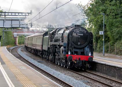 Purchase photo of 70000 BRITANNIA at Aldermaston