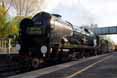 Photograph of CLAN LINE - 35028 CLAN LINE at Aldermaston on 14/05/14
