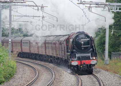 Purchase photo of 46233 DUCHESS OF SUTHERLAND at Aldermaston