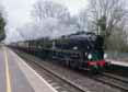 Photograph of LORD DOWDING (BRAUNTON) - 34052 LORD DOWDING (BRAUNTON) at Aldermaston on 11/03/17