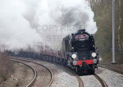 Purchase photo of 34052 LORD DOWDING (BRAUNTON) at Aldermaston