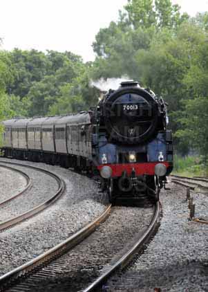 Purchase photo of 70013 OLIVER CROMWELL at Aldermaston