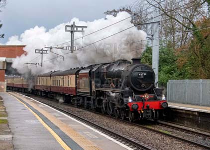 Purchase photo of 45231 SHERWOOD FORESTER at Aldermaston