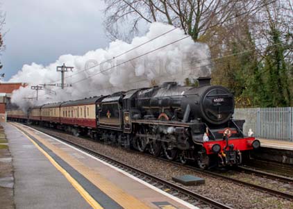 Purchase photo of 45231 SHERWOOD FORESTER at Aldermaston