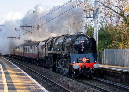 Purchase photo of 71000 DUKE OF GLOUCESTER at Aldermaston