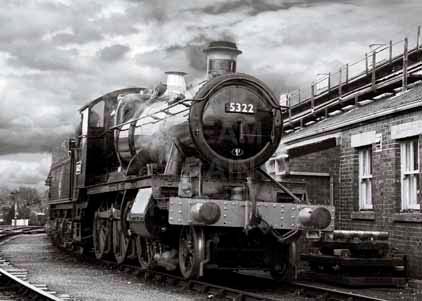 Purchase photo of 5322 2-6-0 Tender Locomotive at Didcot