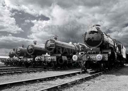 Purchase photo of Great Western Line Up at Didcot