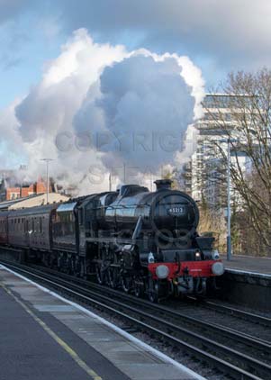 Purchase photo of 45212 Black Five at Basingstoke
