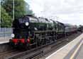 Photograph of BRAUNTON - 34046 BRAUNTON at Basingstoke on 14/08/13