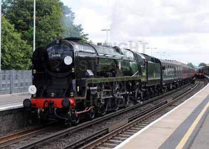 Purchase photo of 34046 BRAUNTON at Basingstoke