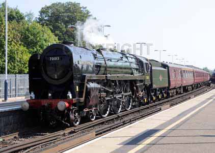 Purchase photo of 70013 OLIVER CROMWELL at Basingstoke