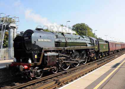 Purchase photo of 70013 OLIVER CROMWELL at Basingstoke