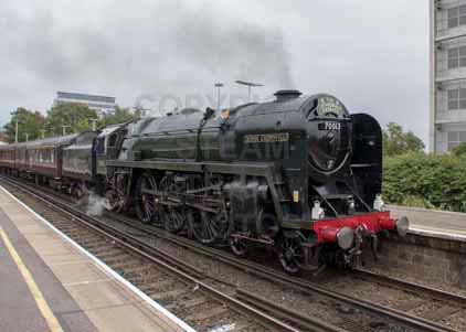 Purchase photo of 70013 OLIVER CROMWELL at Basingstoke