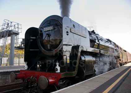 Purchase photo of 70013 OLIVER CROMWELL at Basingstoke
