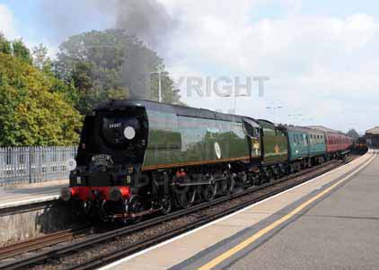 Purchase photo of 34067 TANGMERE at Basingstoke