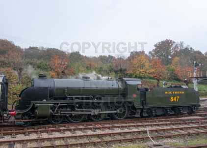 Purchase photo of 847 S15 at Bluebell Railway