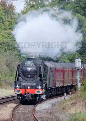 Purchase photo of 46233 DUCHESS OF SUTHERLAND at Bramley
