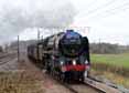 Photograph of OLIVER CROMWELL - 70013 OLIVER CROMWELL at Brookmans Park on 07/12/13