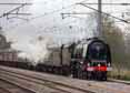 Photograph of DUCHESS OF SUTHERLAND - 46233 DUCHESS OF SUTHERLAND at Brookmans Park on 05/12/15