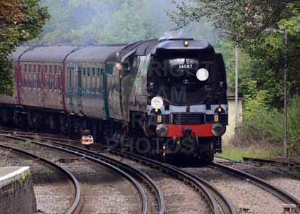 Purchase photo of 34067 TANGMERE at Chertsey
