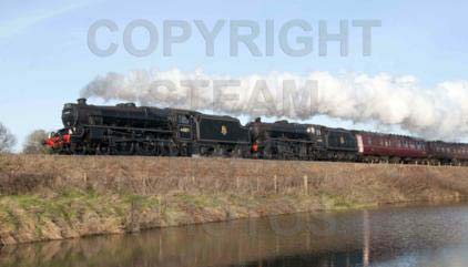 Purchase posters of 44871 Black Five &amp;  45407 THE LANCASHIRE FUSILIER