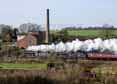 Photograph of Black Five - 44871 Black Five &  45407 THE LANCASHIRE FUSILIER at Crofton on 16/12/14