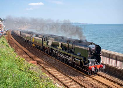 Purchase photo of 34046 BRAUNTON at Dawlish
