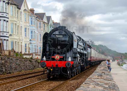 Purchase photo of 70000 BRITANNIA at Dawlish