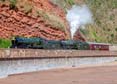Photograph of CLUN CASTLE - 7029 CLUN CASTLE &  45596 BAHAMAS at Dawlish on 06/09/25
