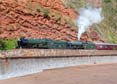 Photograph of CLUN CASTLE - 7029 CLUN CASTLE &  45596 BAHAMAS at Dawlish on 06/09/25