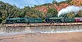 Poster ofCLUN CASTLE - 7029 CLUN CASTLE &  45596 BAHAMAS at Dawlish on 06/09/25