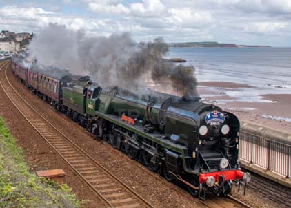 Purchase photo of 34028 EDDYSTONE at Dawlish