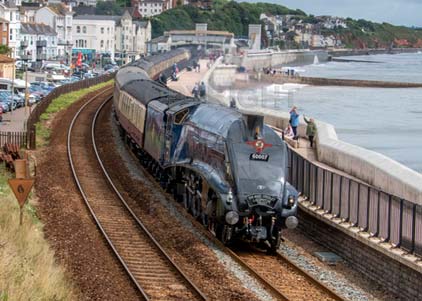 Purchase photo of 60007 SIR NIGEL GRESLEY at Dawlish