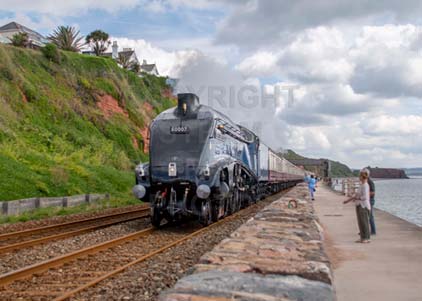Purchase photo of 60007 SIR NIGEL GRESLEY at Dawlish