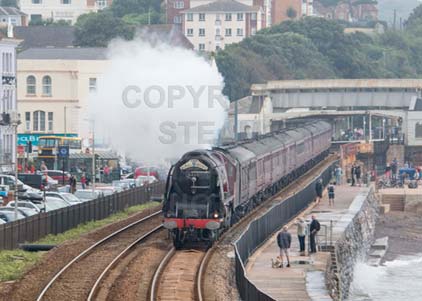 Purchase photo of 46233 DUCHESS OF SUTHERLAND at Dawlish