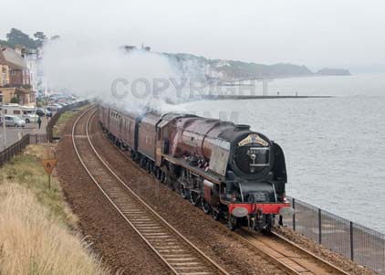 Purchase photo of 46233 DUCHESS OF SUTHERLAND at Dawlish