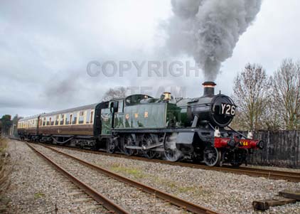 Purchase photo of 4144 2-6-2T at Didcot