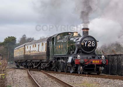 Purchase photo of 4144 2-6-2T at Didcot