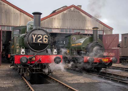 Purchase photo of 1466 0-4-2T &  1340 TROJAN at Didcot