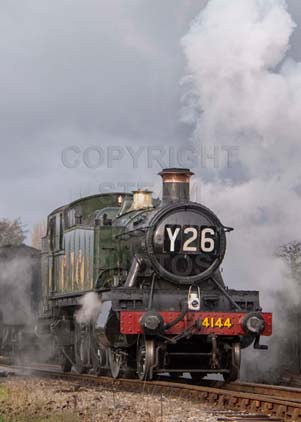 Purchase photo of 4144 2-6-2T at Didcot