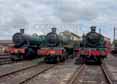 Photograph of COOKHAM MANOR - 6998 BURTON AGNES HALL,  7808 COOKHAM MANOR &  6106 2-6-2T at Didcot on 01/05/17