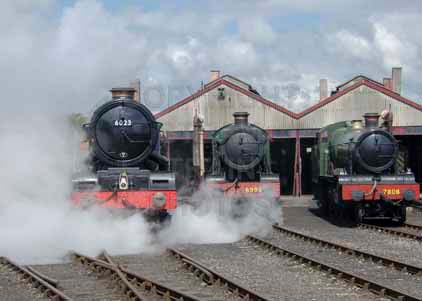 Purchase photo of 6023 KING EDWARD II,  6998 BURTON AGNES HALL &  7808 COOKHAM MANOR at Didcot