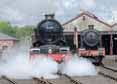 Photograph of KING EDWARD II - 6023 KING EDWARD II &  6998 BURTON AGNES HALL at Didcot on 01/05/17