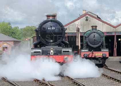 Purchase photo of 6023 KING EDWARD II &  6998 BURTON AGNES HALL at Didcot