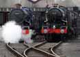 Photograph of KING EDWARD II - 6023 KING EDWARD II &  5051 EARL BATHURST at Didcot on 02/04/11